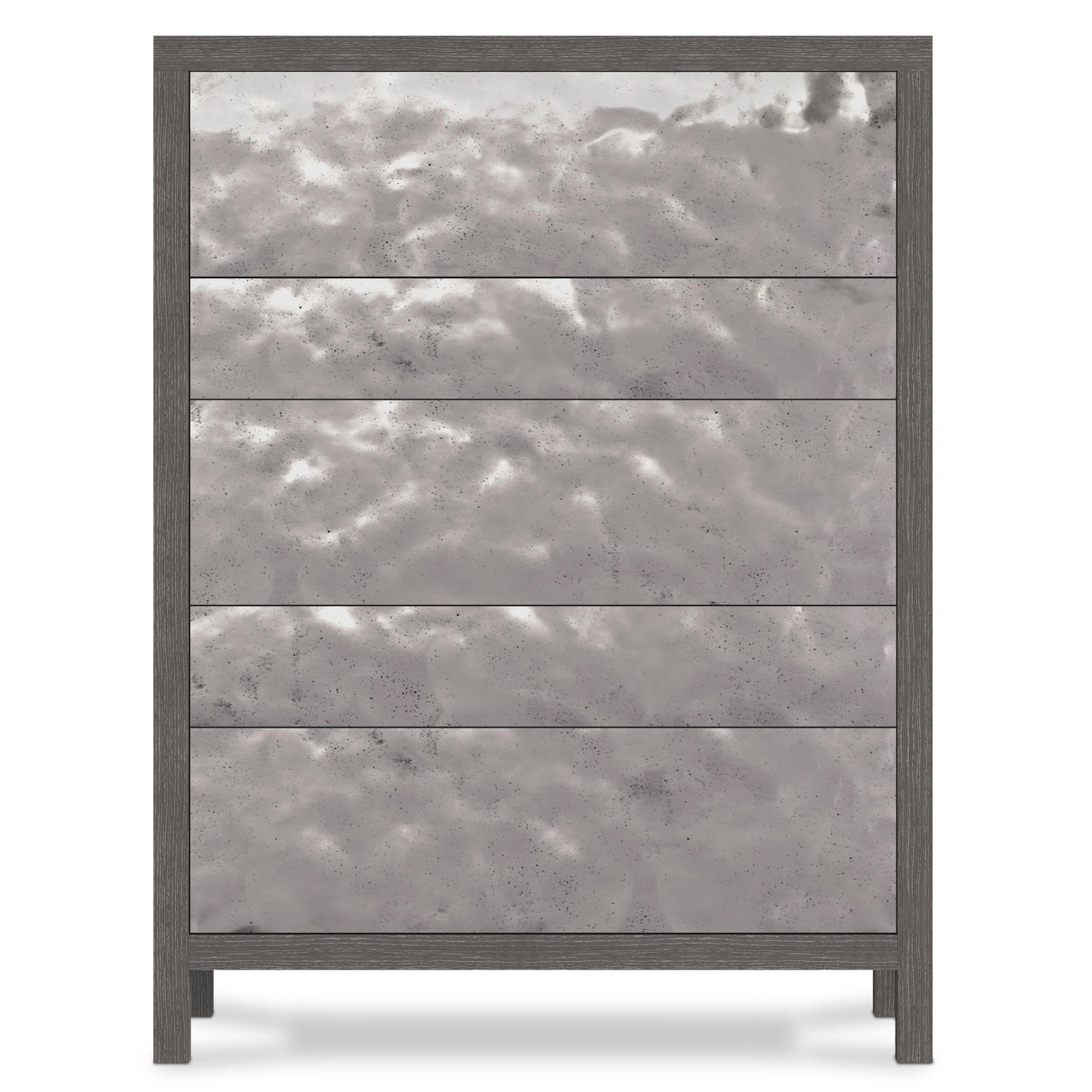 Prado Bright Graphite/Porcini Tall Drawer Chest - Ornate Home