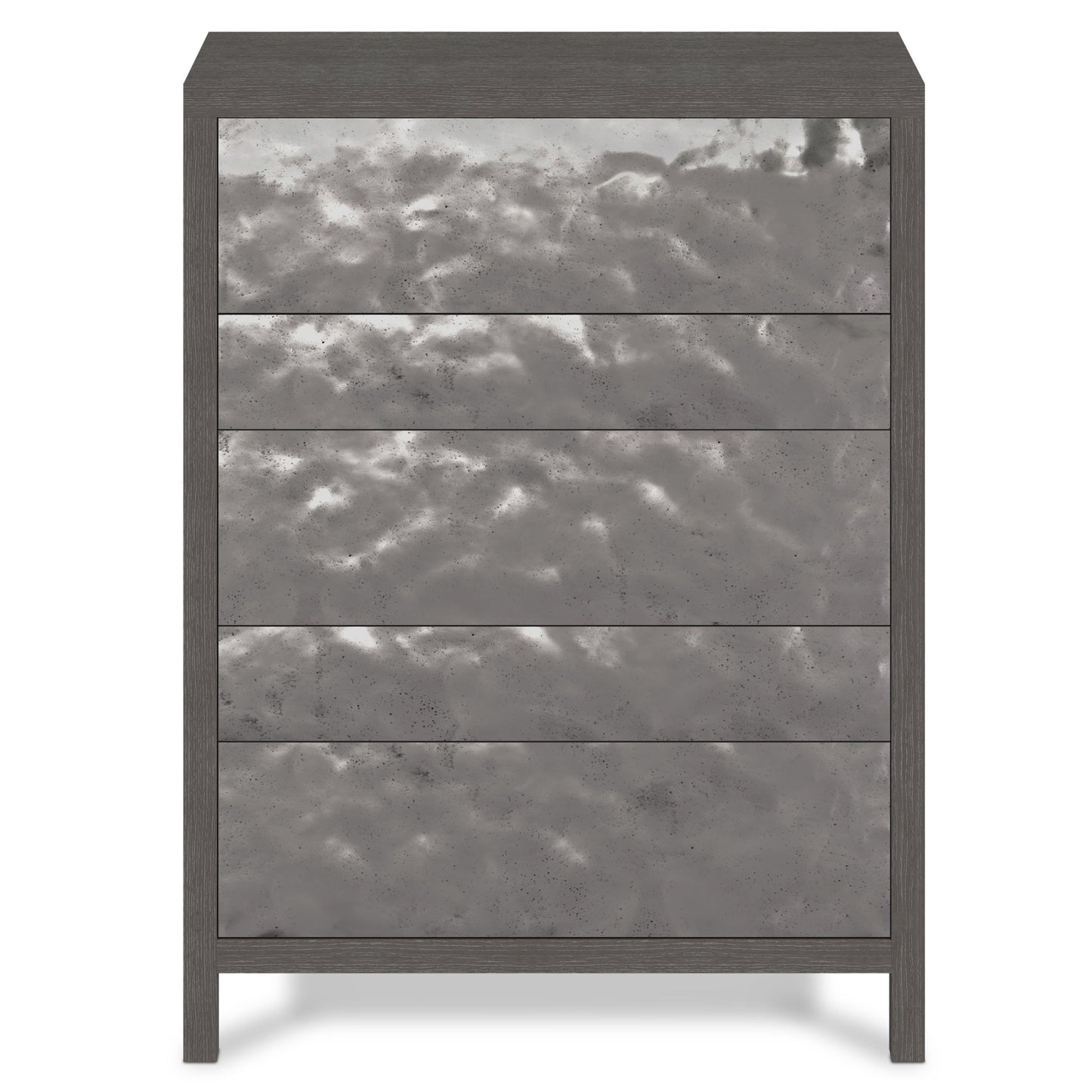 Prado Bright Graphite/Porcini Tall Drawer Chest - Ornate Home