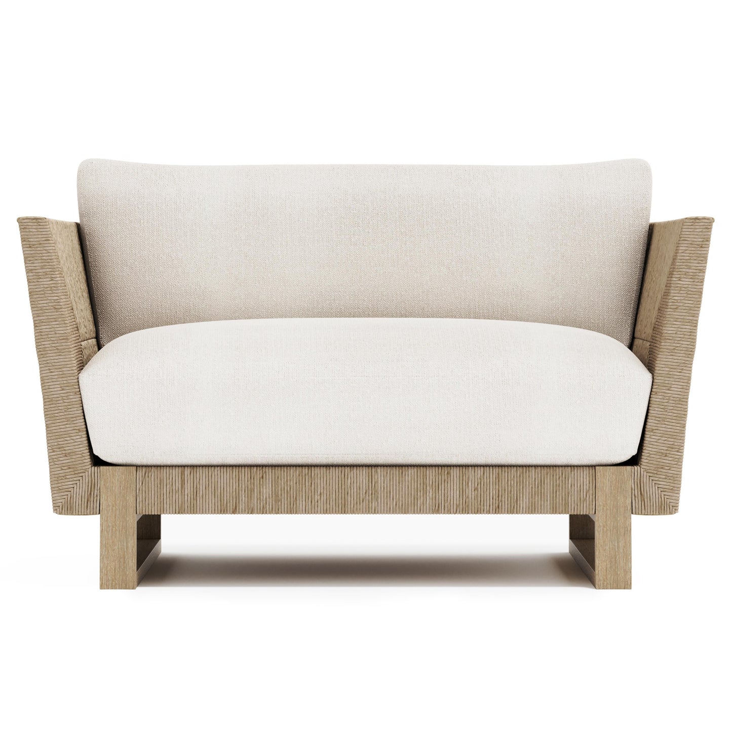 Praia Sea Oat/Hazelnut/White/Cream Outdoor Chair - Ornate Home