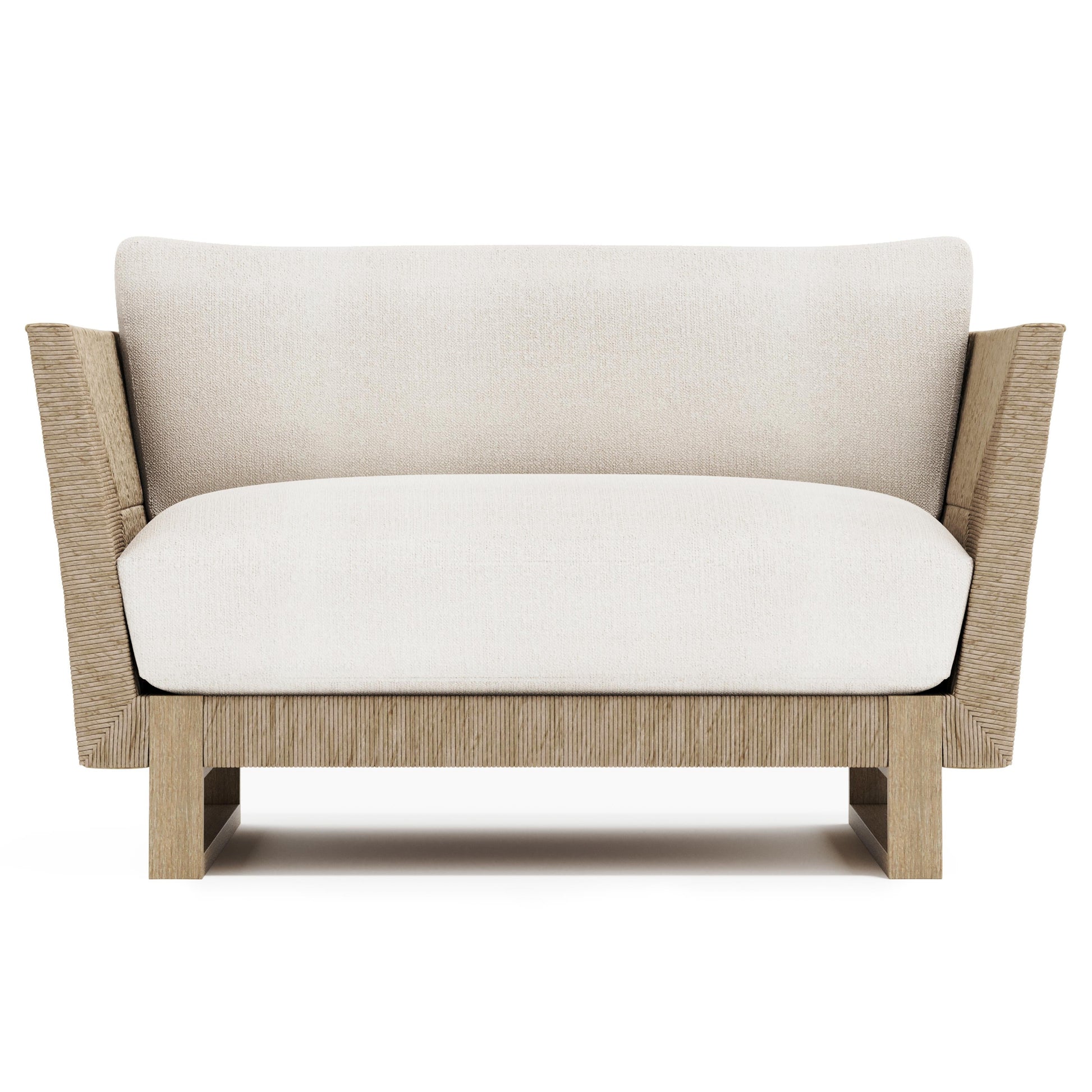 Praia Sea Oat/Hazelnut/White/Cream Outdoor Chair - Ornate Home