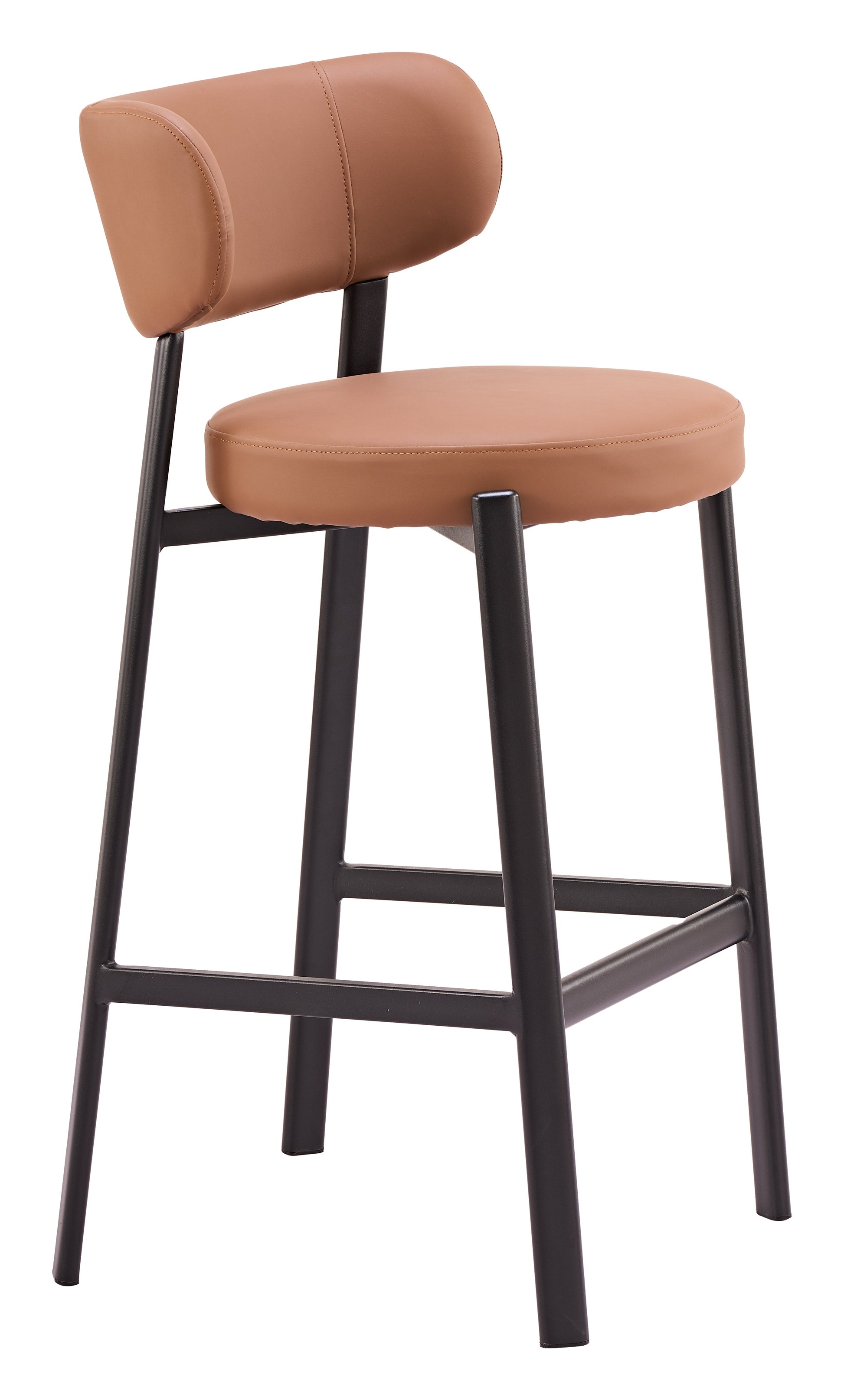 Prairie Brown Barstool (Set of 2) - Ornate Home