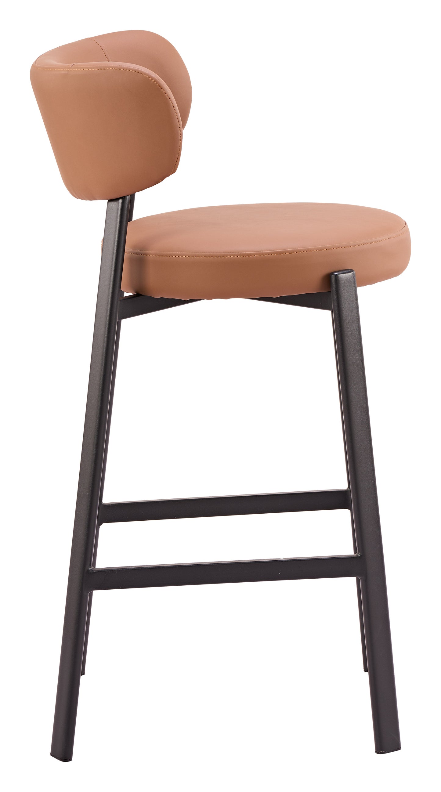 Prairie Brown Barstool (Set of 2) - Ornate Home