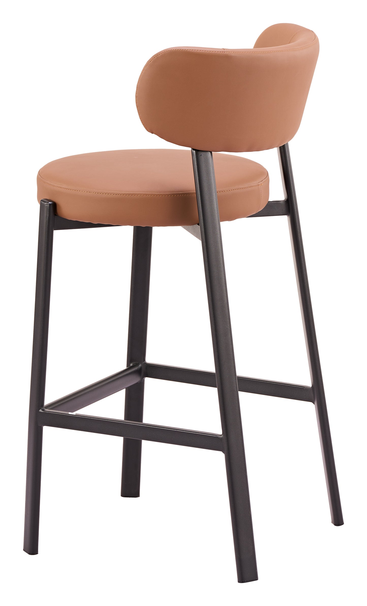 Prairie Brown Barstool (Set of 2) - Ornate Home