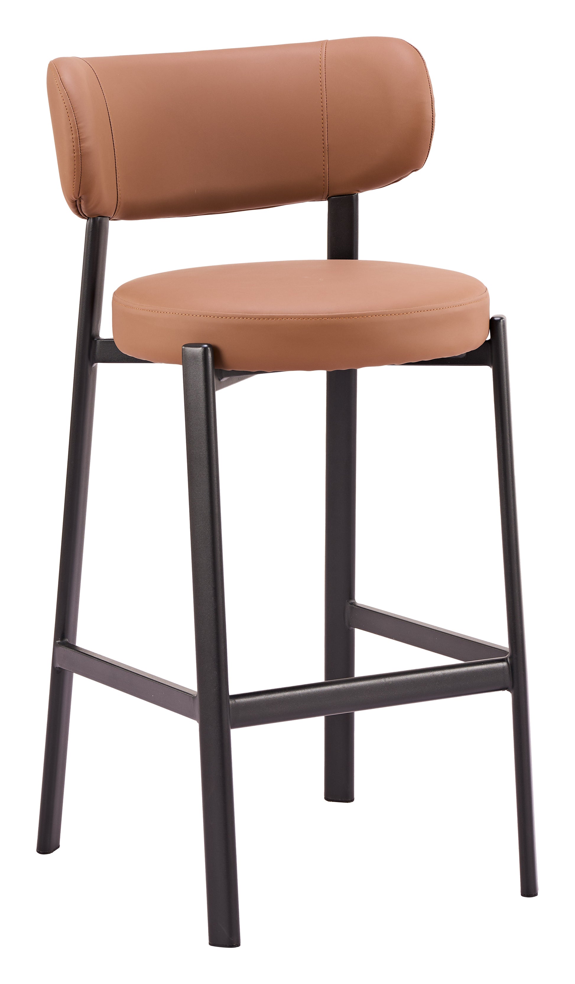 Prairie Brown Barstool (Set of 2) - Ornate Home