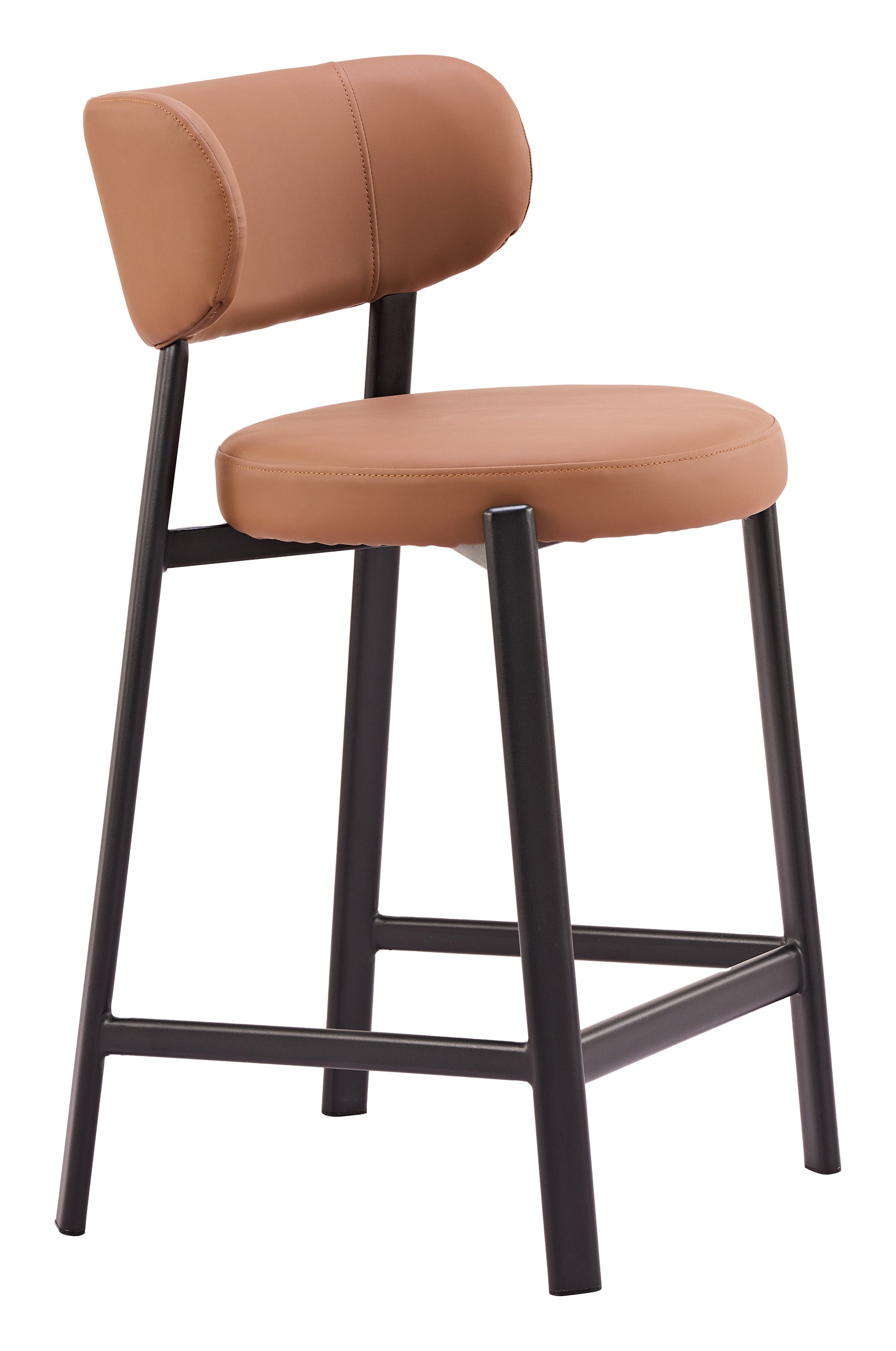 Prairie Brown Counter Stool (Set of 2) - Ornate Home