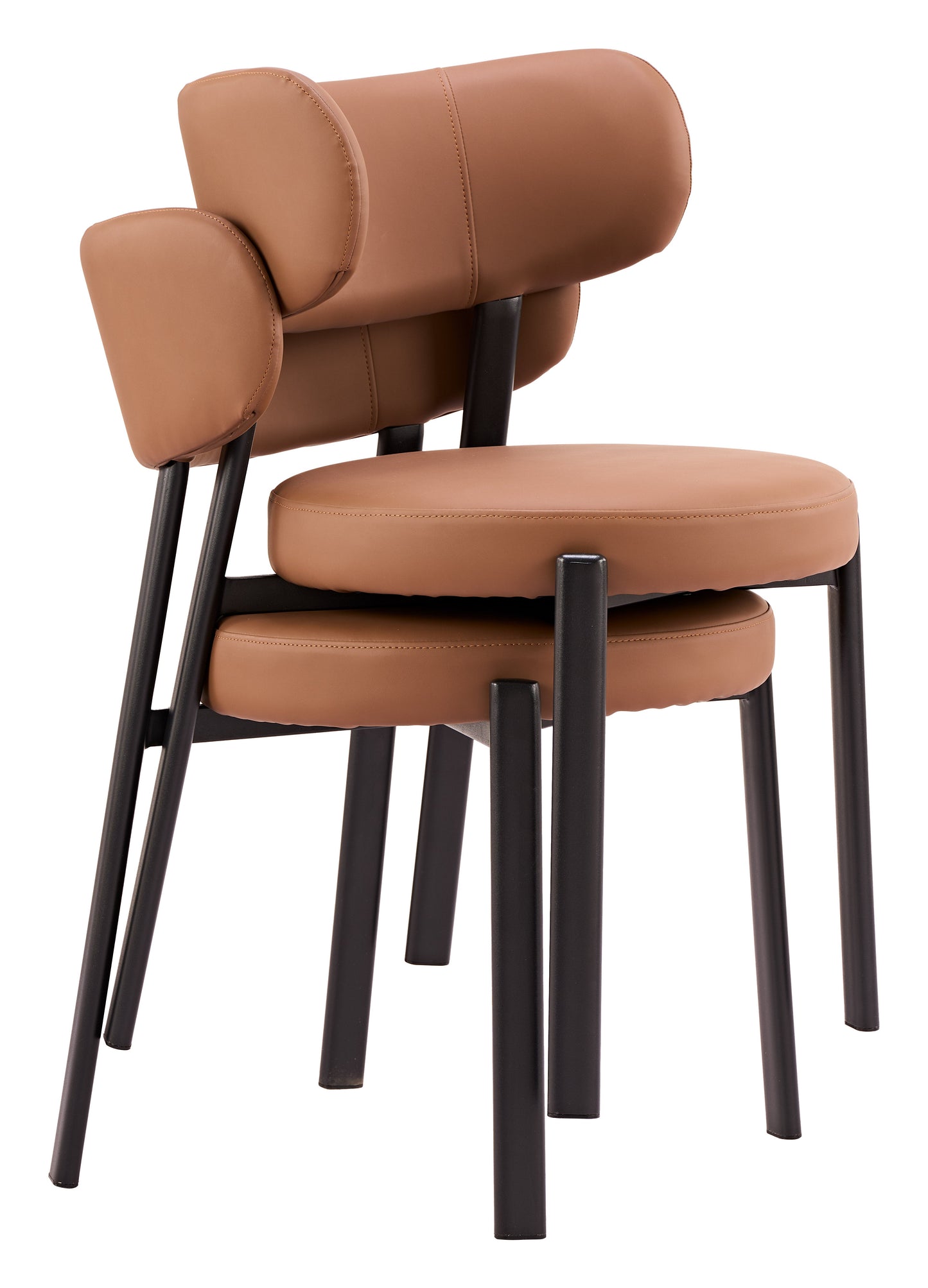 Prairie Brown Dining Chair (Set of 2) - Ornate Home