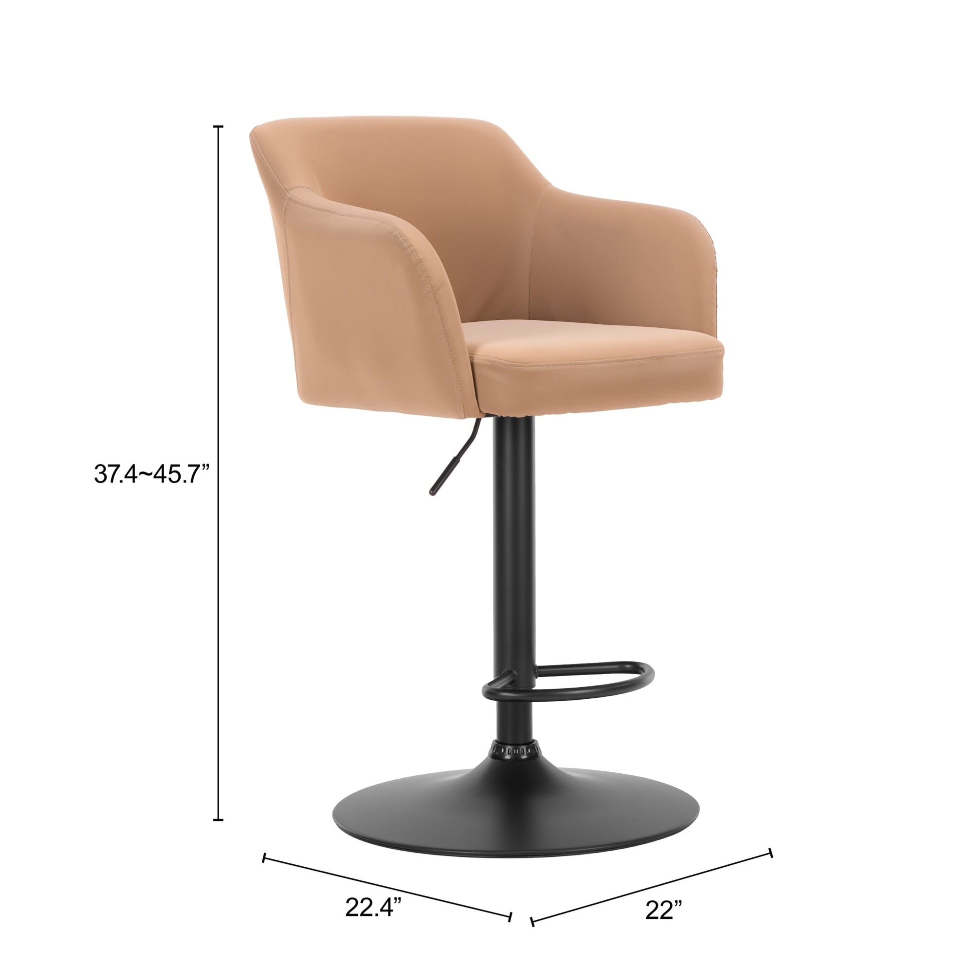 Prescott Tan Barstool - Ornate Home