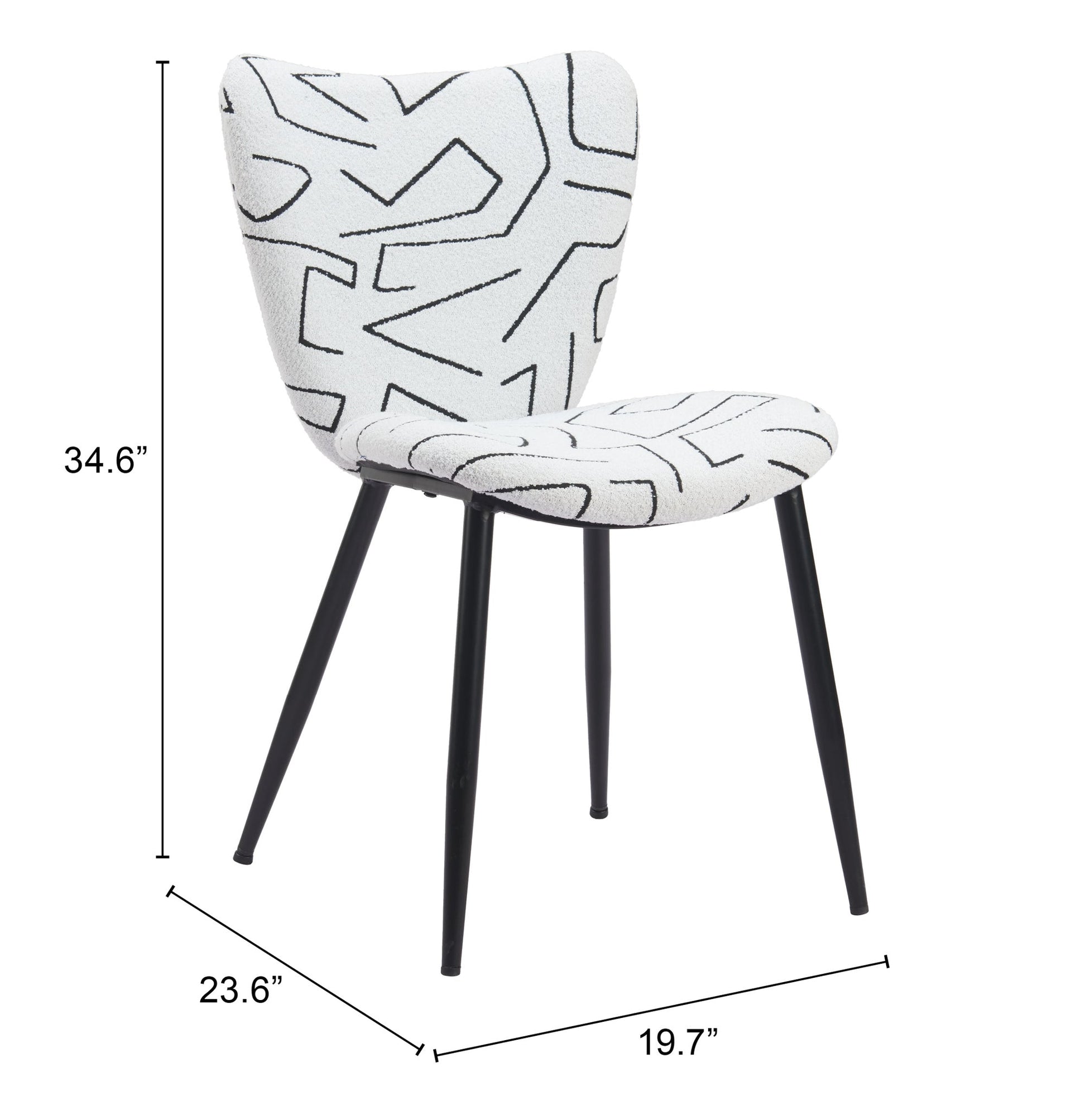 Prestige White Dining Chair (Set of 2) - Ornate Home