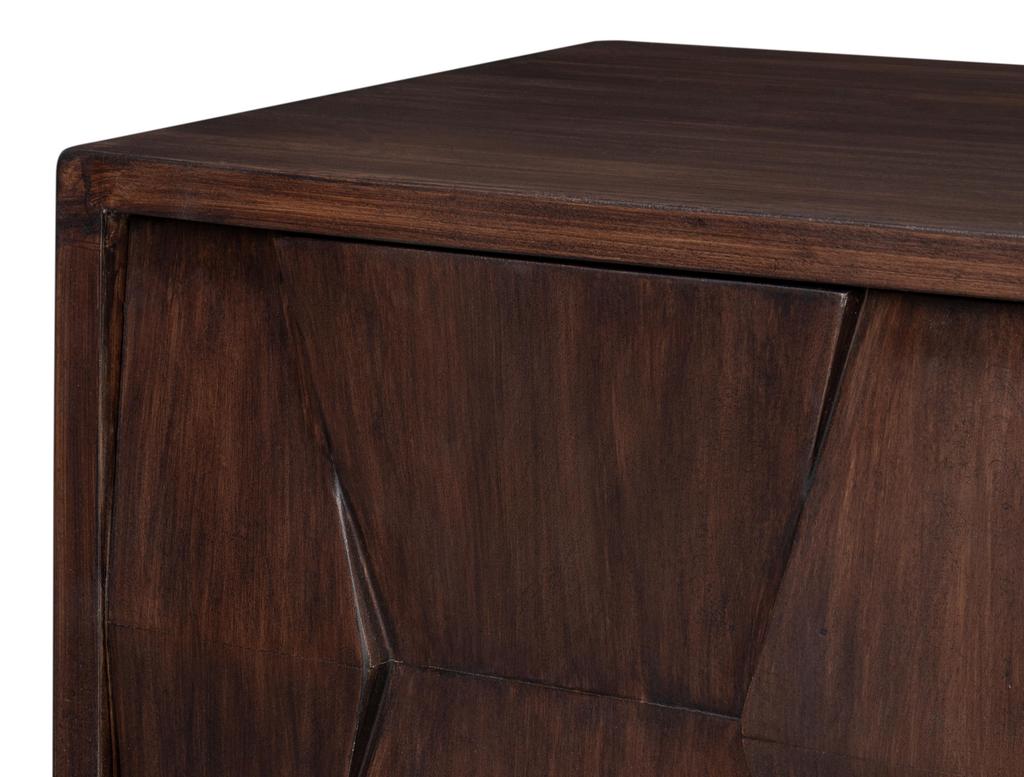 Preston Brown Four Door Sideboard - Ornate Home