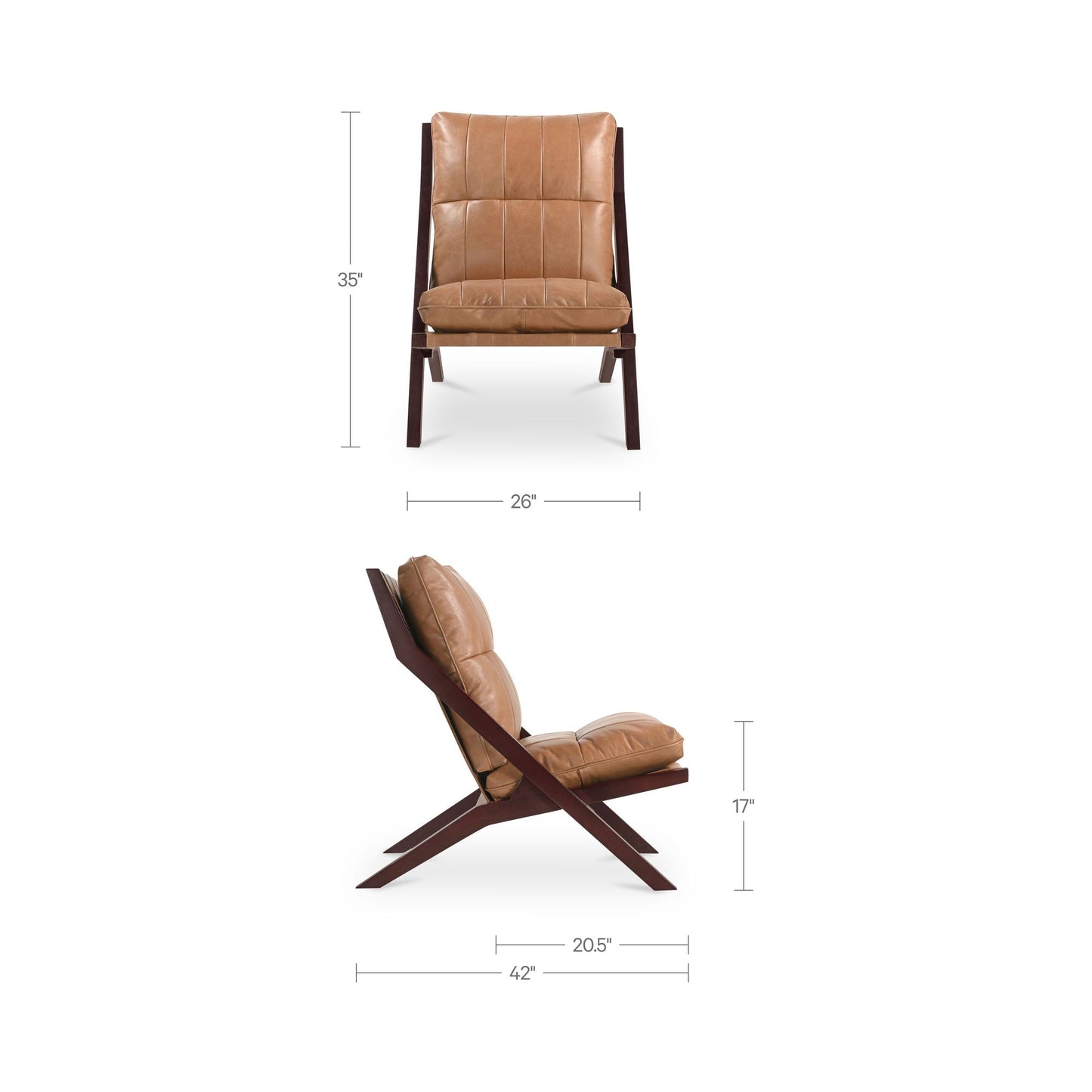 Preston Tan Accent Chair - Ornate Home
