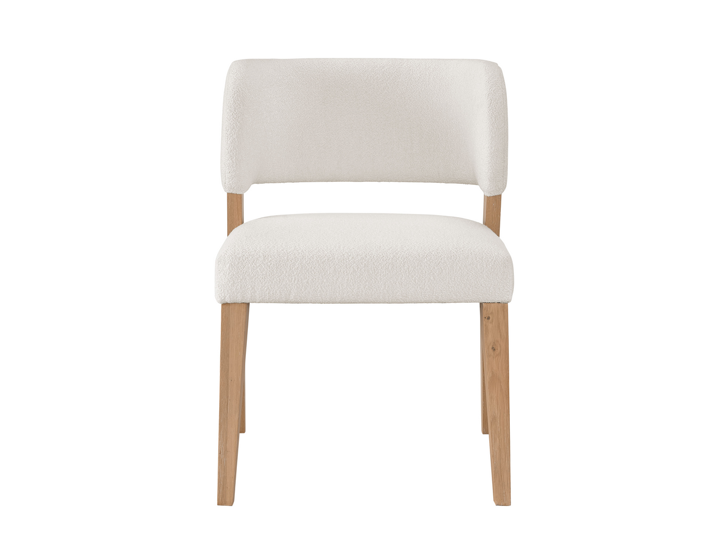 Prier Ivory/White Oak Side Chair (Set of 2) - Ornate Home