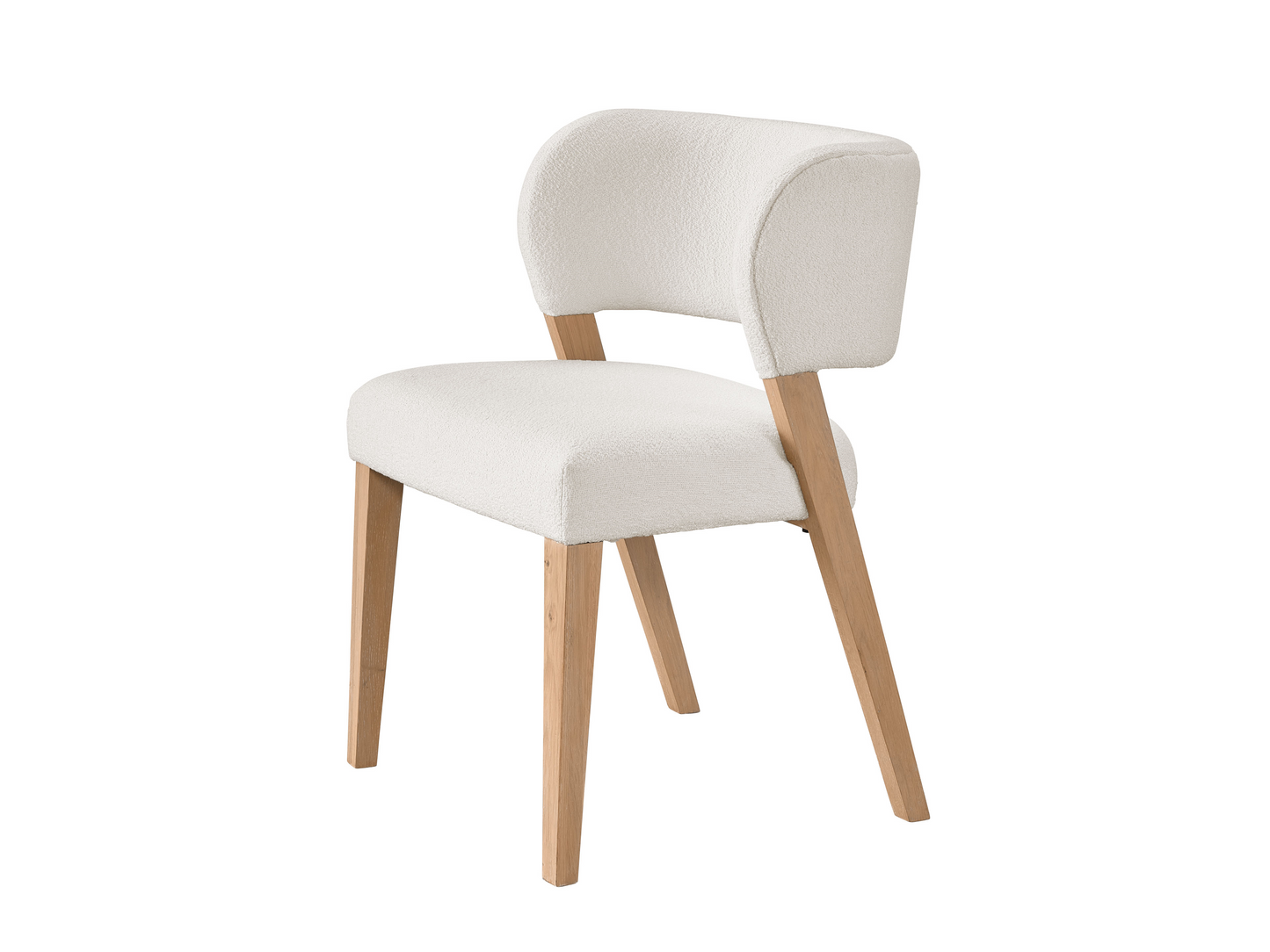 Prier Ivory/White Oak Side Chair (Set of 2) - Ornate Home