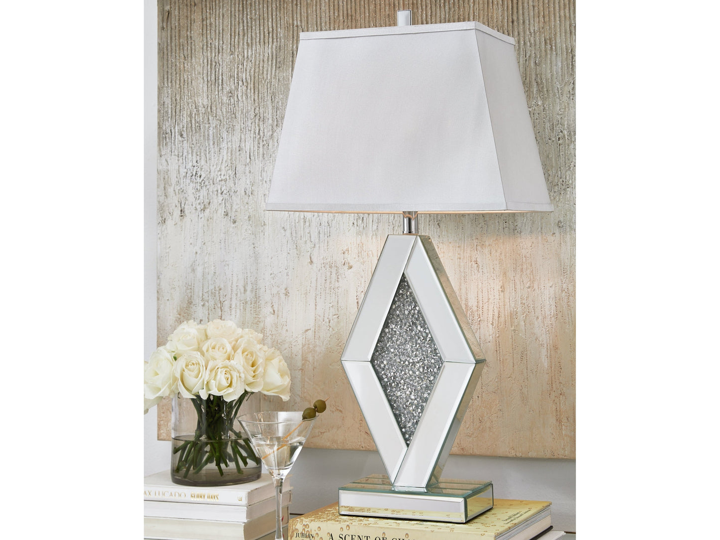 Prunella Silver Table Lamp (Set of 2)- Viva Furn