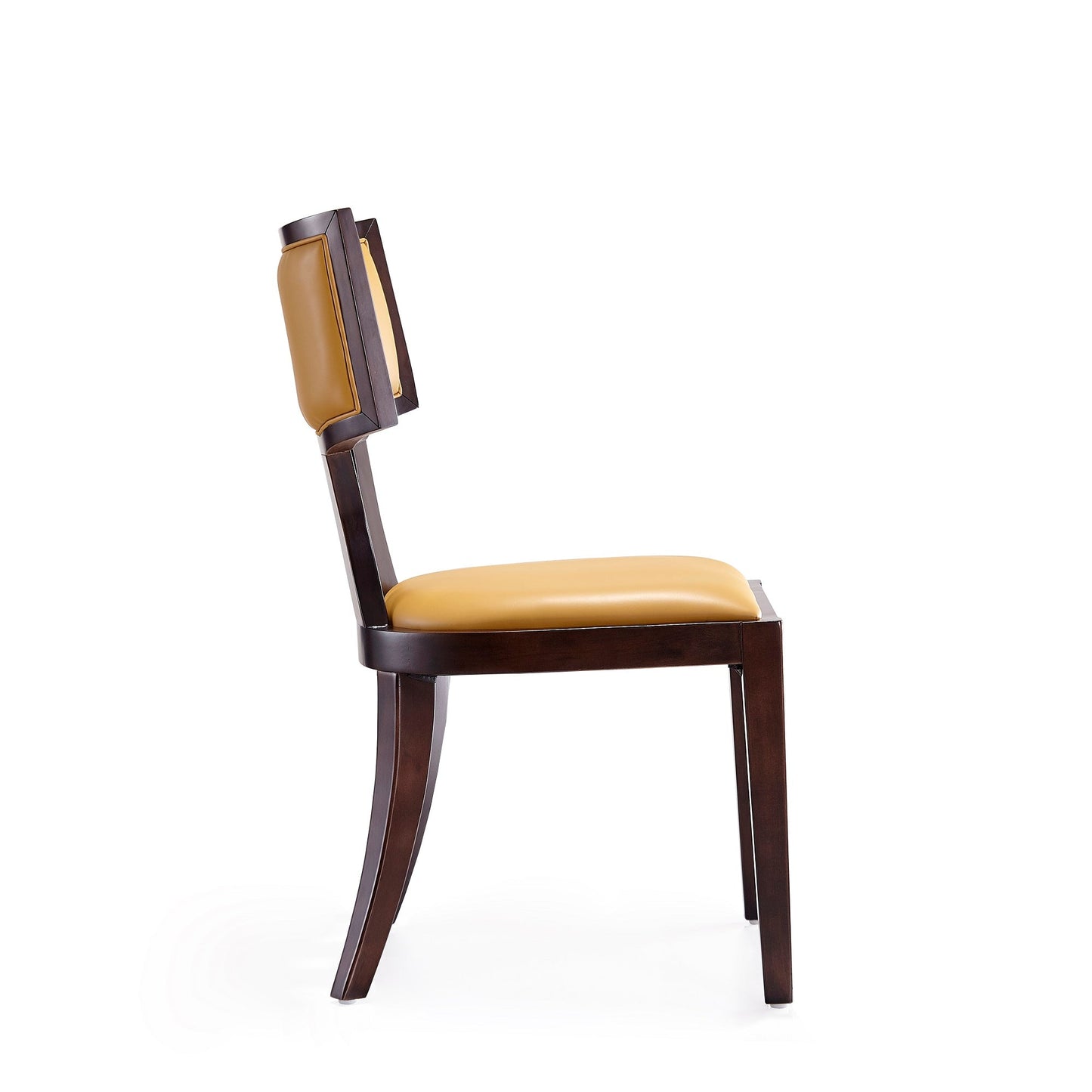 Pulitzer Dining Chair (Set of Two) in Camel and Walnut - Ornate Home