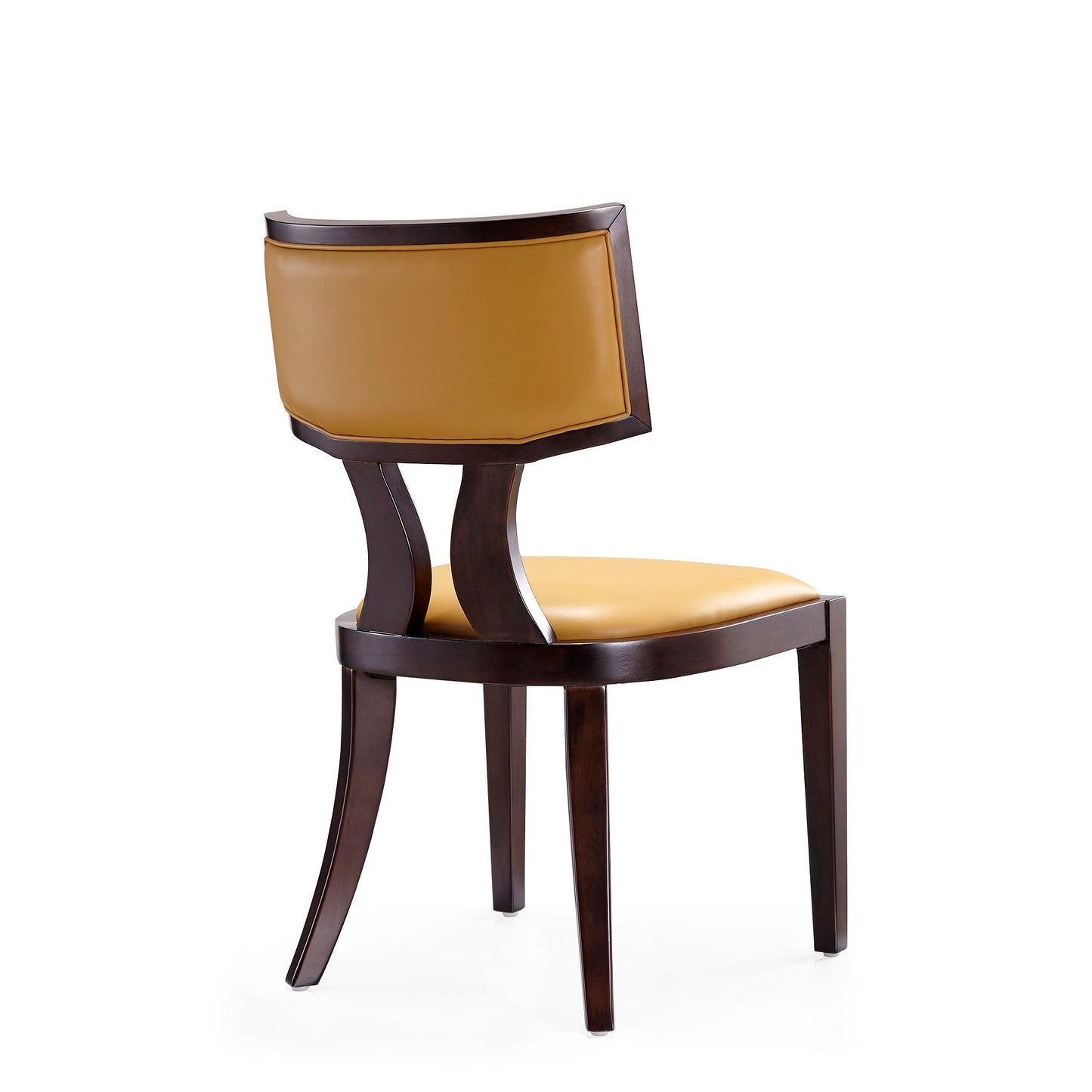 Pulitzer Dining Chair (Set of Two) in Camel and Walnut - Ornate Home
