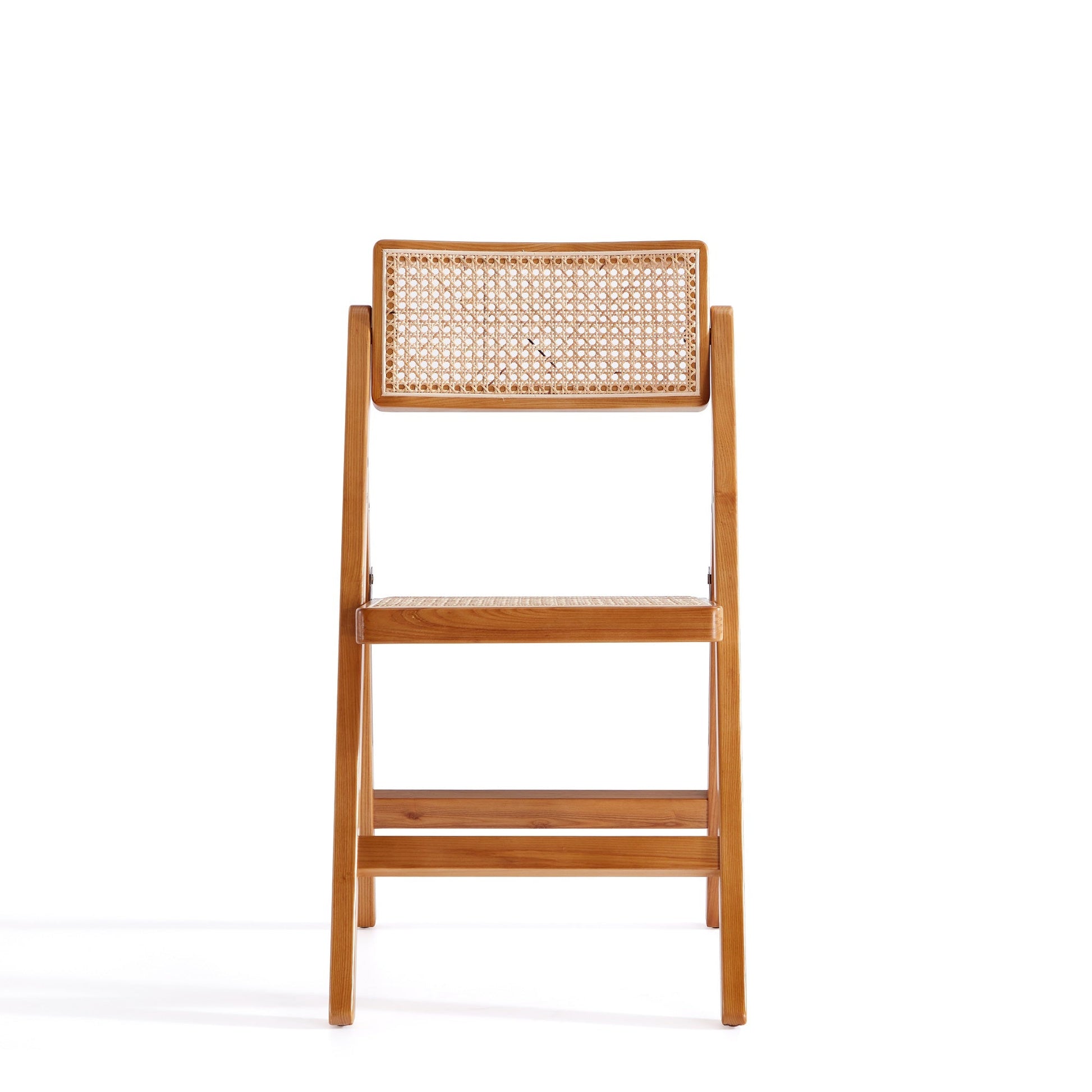 Pullman Folding Dining Chair in Nature Cane (set of 4) - Ornate Home