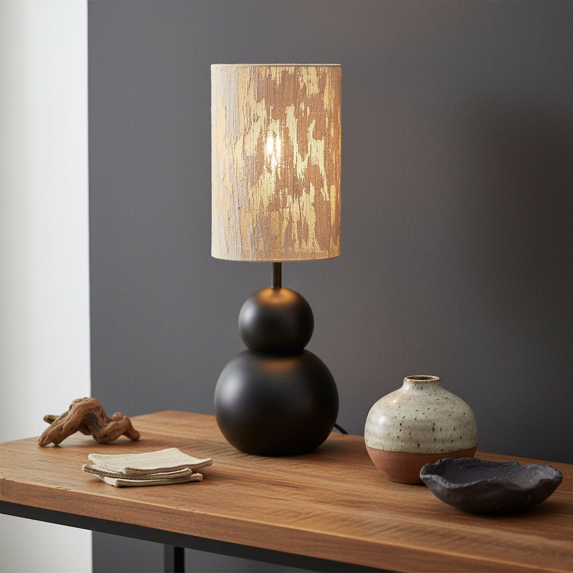 Pupen Beige Table Lamp - Ornate Home