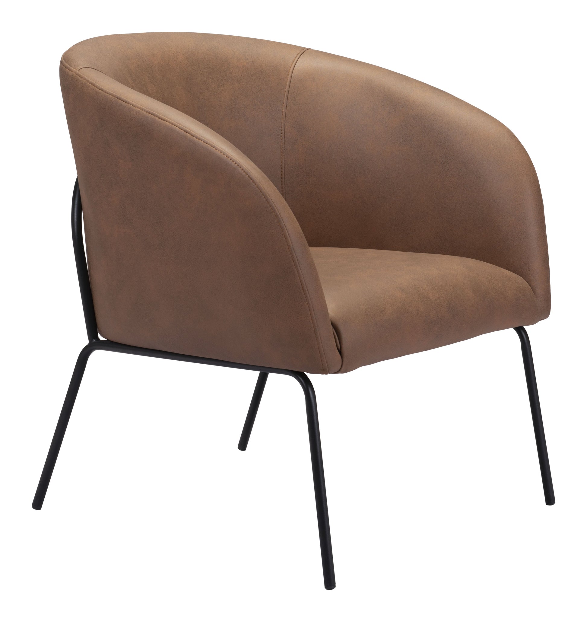 Quinten Vintage Brown Accent Chair - Ornate Home