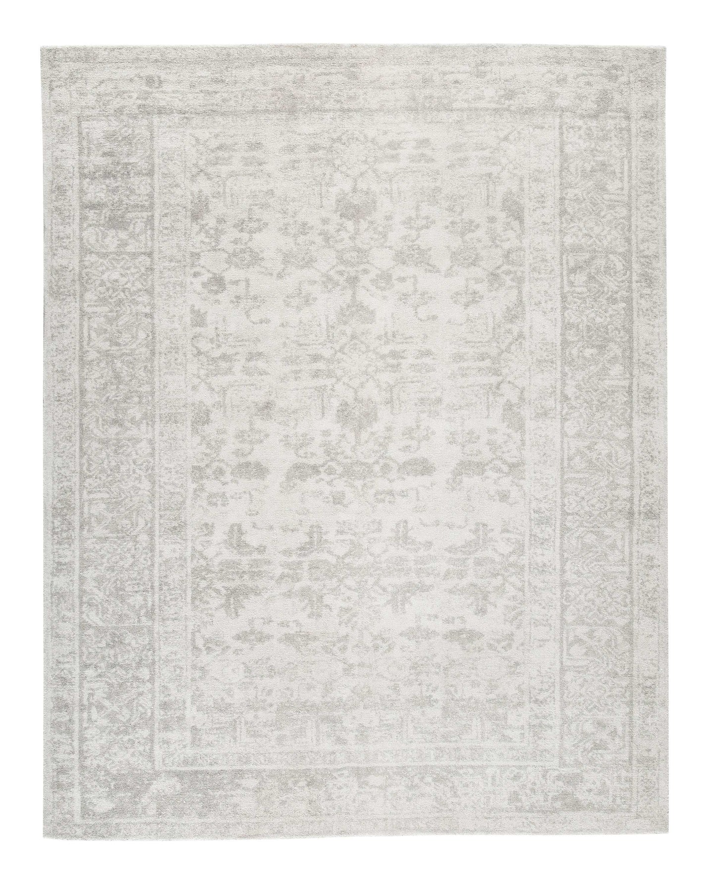 Abanish Gray & Cream Medium Rug