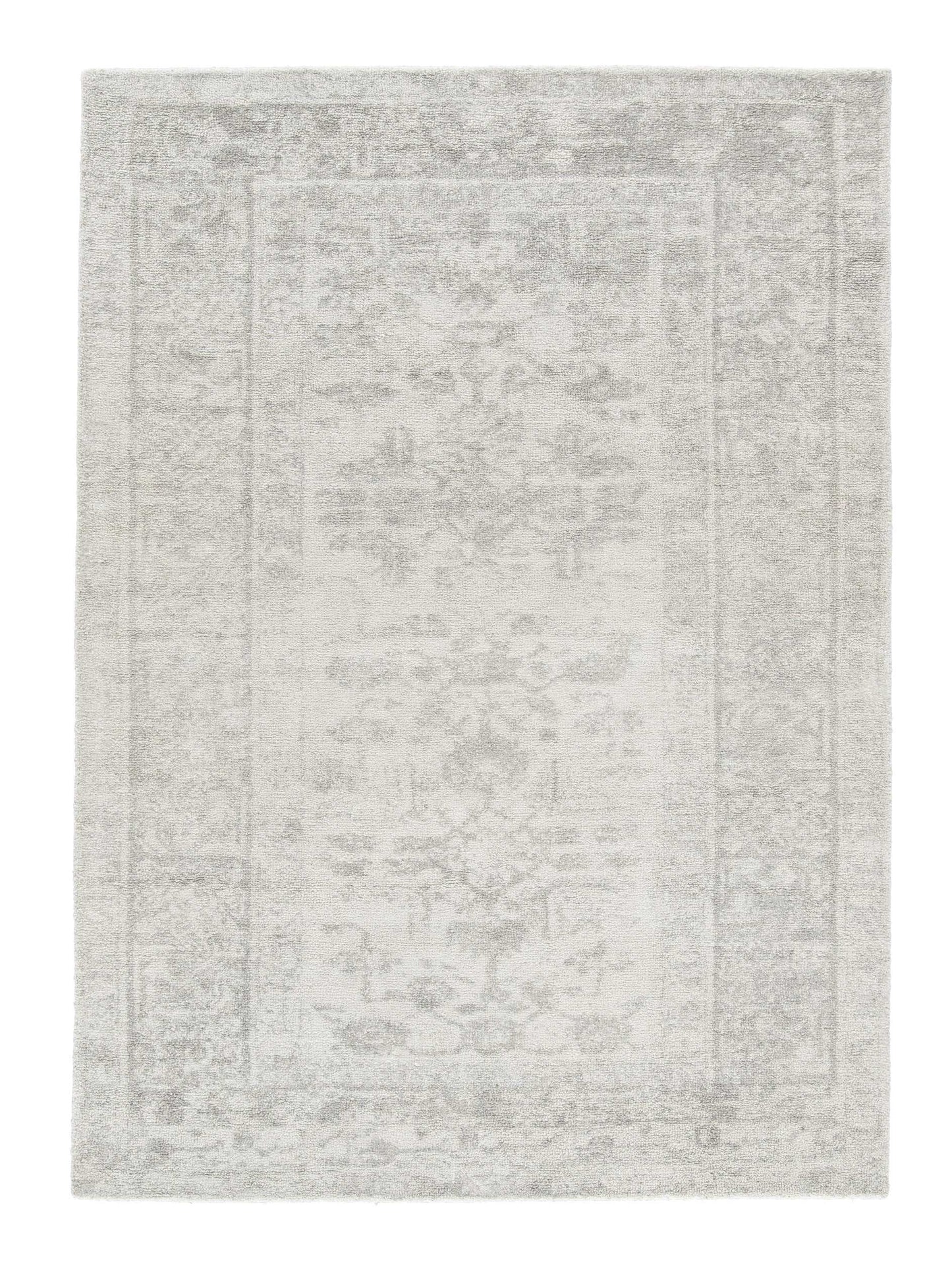 Abanish Gray & Cream Medium Rug