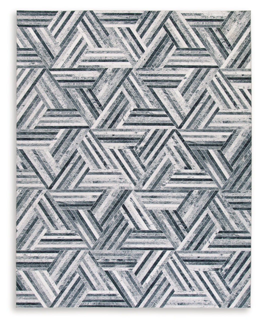 Adalock Gray/Cream 7'10" x 10' Rug