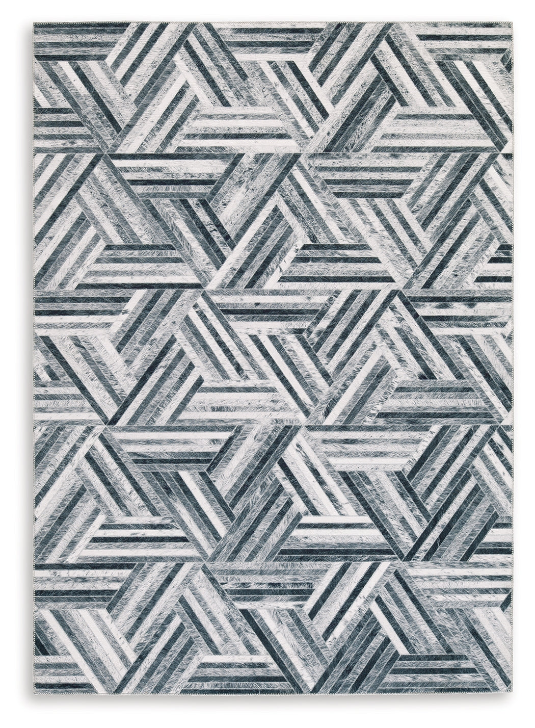 Adalock Gray/Cream 5' x 7' Rug