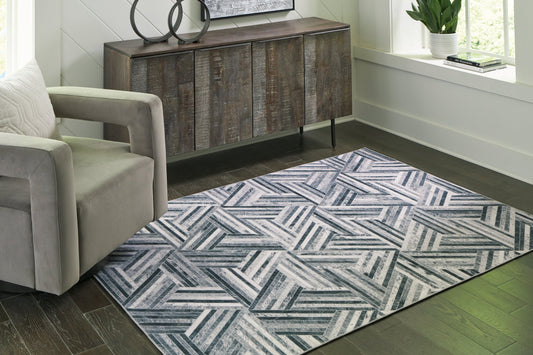 Adalock Gray/Cream 5' x 7' Rug