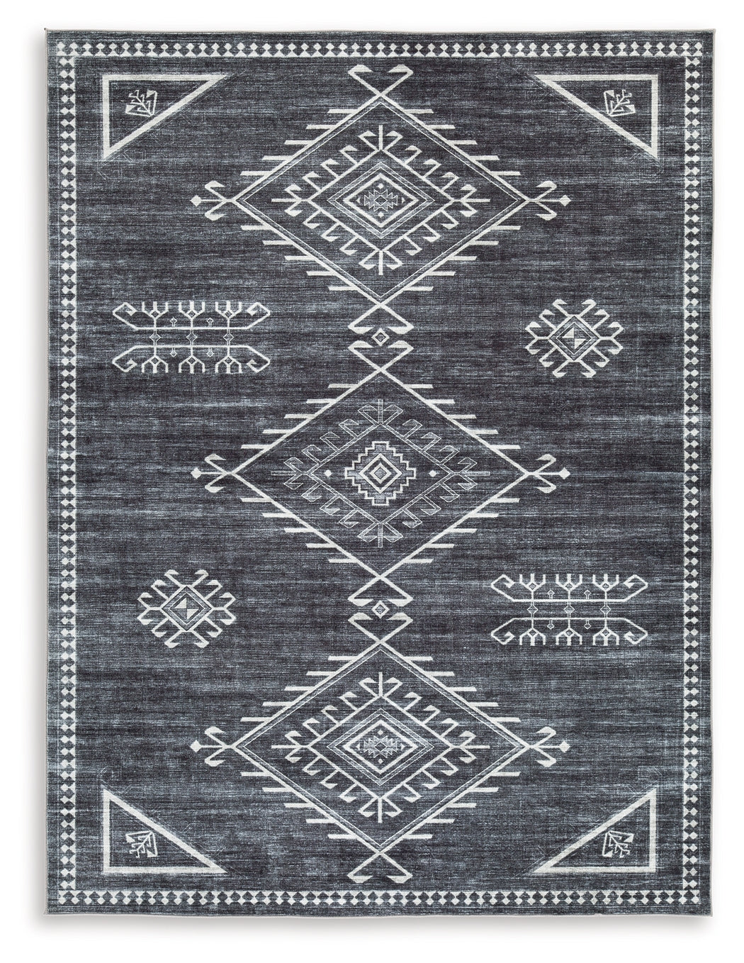 Arloman Black/Cream/Gray 5' x 7' Rug