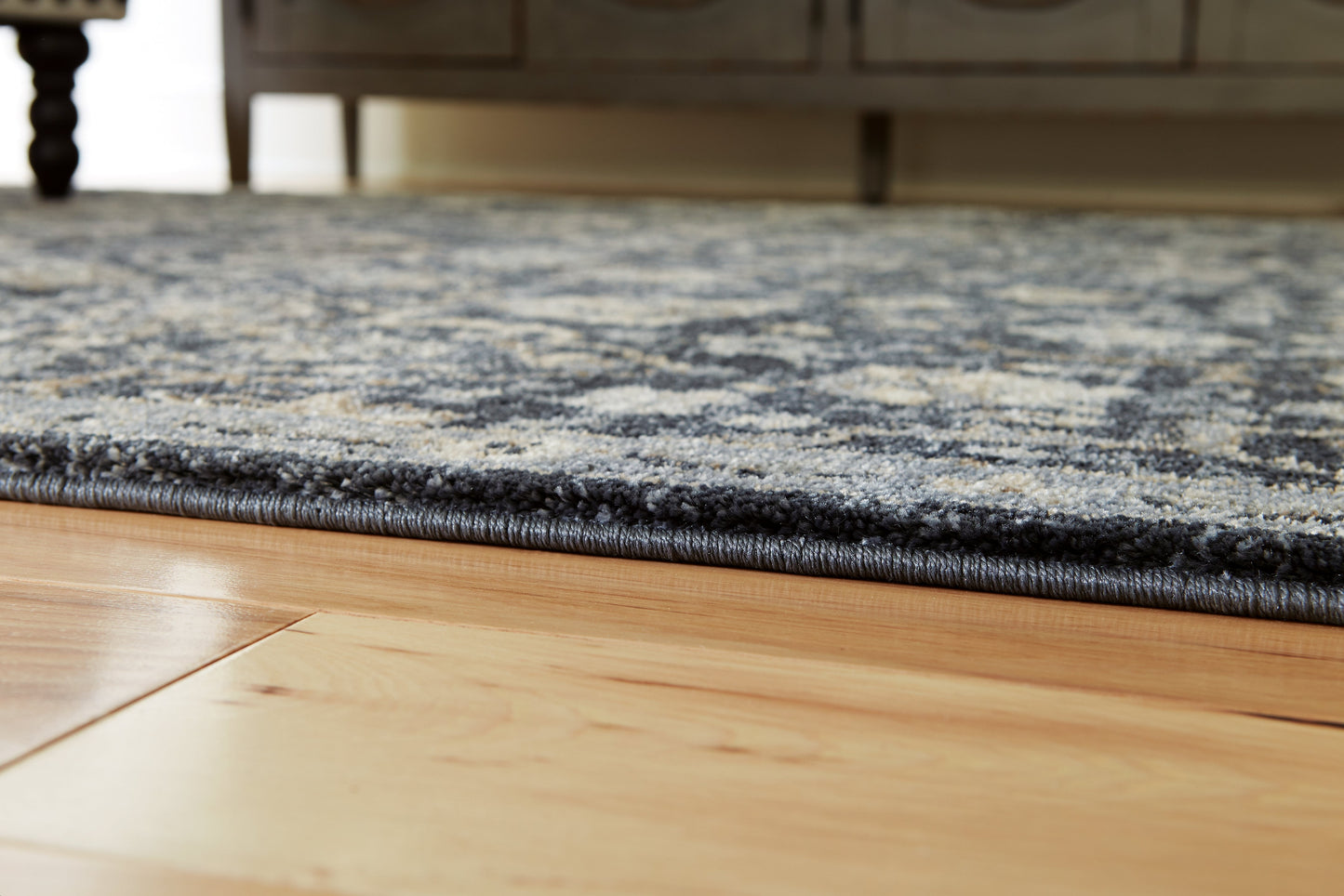 Hilcott Blue/Cream/Brown 7'10" x 10'6" Rug