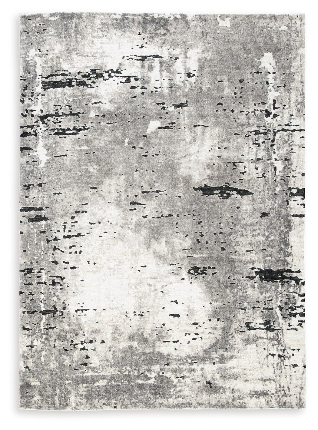 Aworley Gray/White 5' x 7' Rug