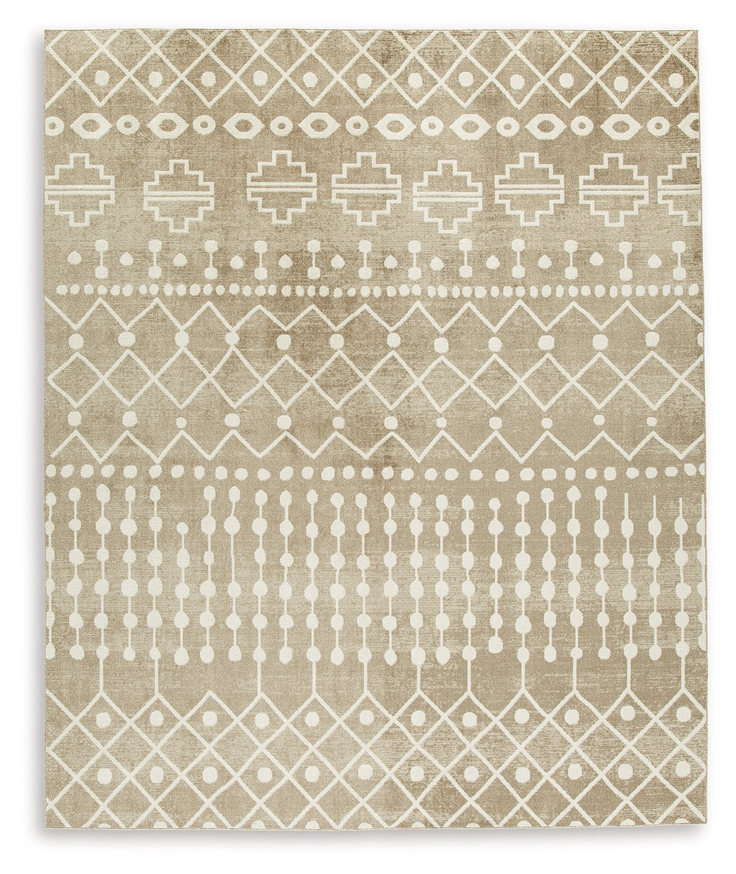 Bunchly Tan/Brown/Cream 8' x 10' Rug