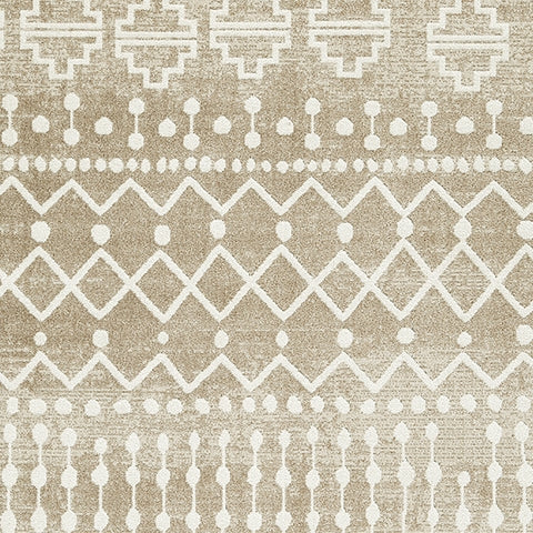 Bunchly Tan/Brown/Cream 5' x 7' Rug