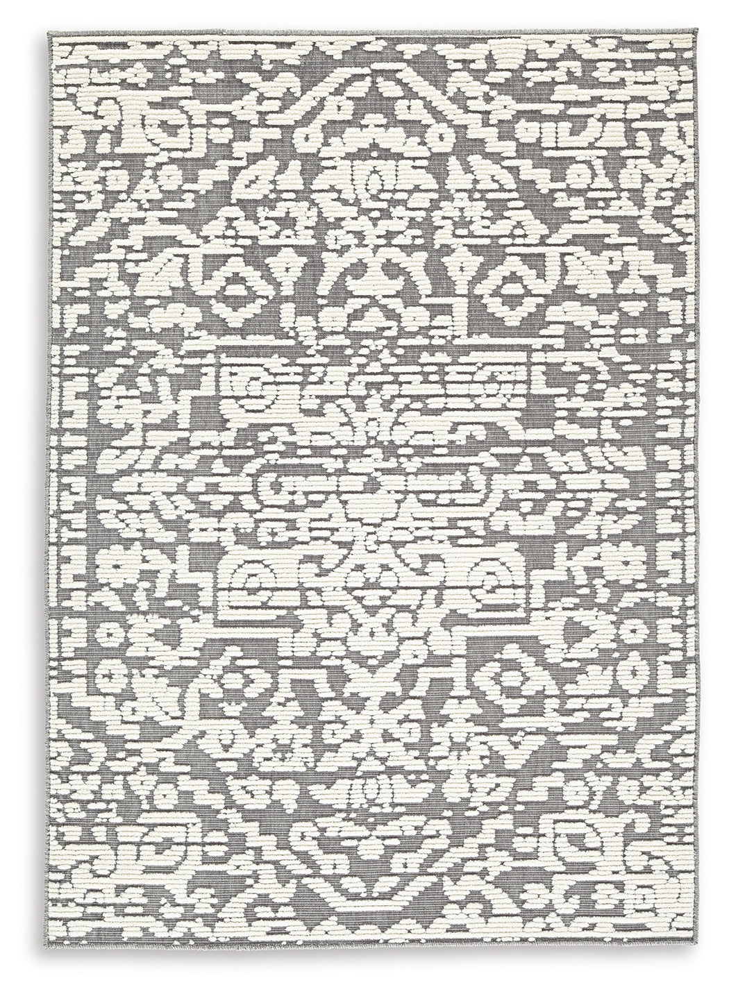 Oddetteley Gray/Ivory 4'11" x 7'2" Rug