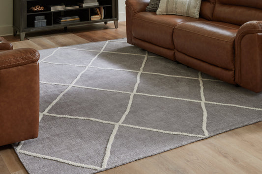 Stardo Gray/Ivory 7'10" x 10'1" Rug