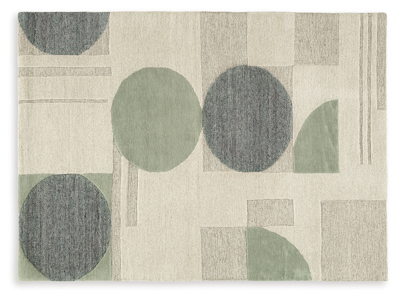 Dallane Linen/Blue/Green 5' x 7' Rug