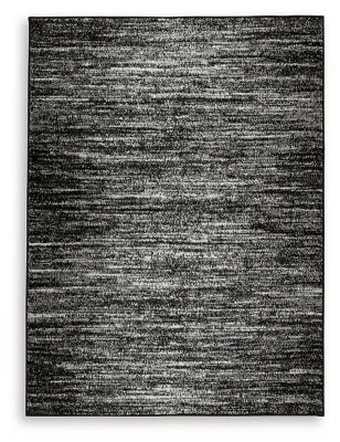 Abageal Black/White Large Rug - Ornate Home