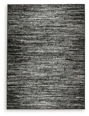 Abageal Black/White Medium Rug - Ornate Home