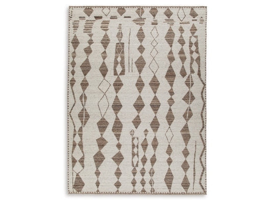 Brettler Beige/Brown Extra Large Rug - Ornate Home