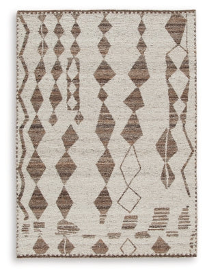 Brettler Beige/Brown Medium Rug - Ornate Home