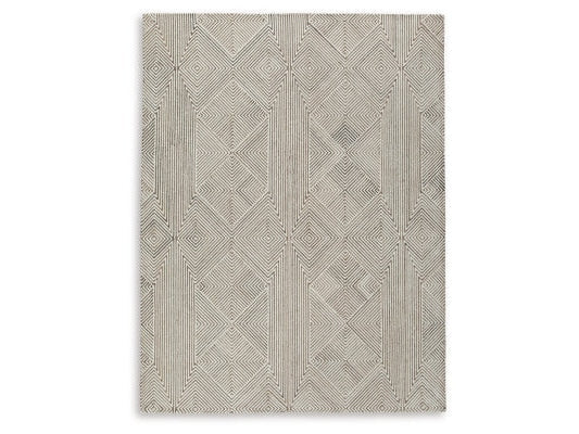 Jadott Beige/Brown Large Rug - Ornate Home