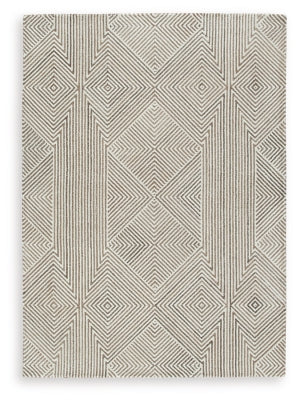 Jadott Beige/Brown Medium Rug - Ornate Home