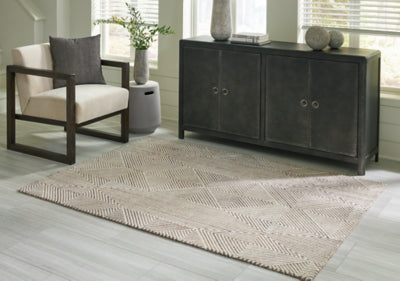 Jadott Beige/Brown Medium Rug - Ornate Home