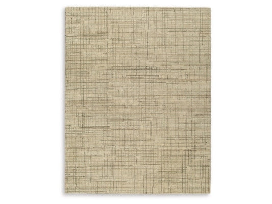 Janston Ivory/Gray/Tan Large Rug - Ornate Home