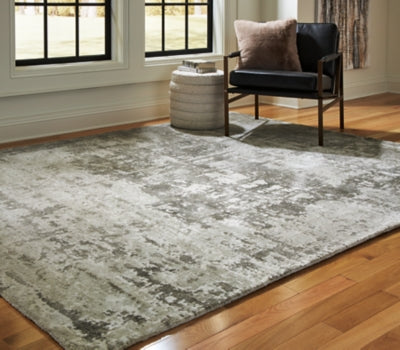 Valmontic Gray Large Rug - Ornate Home