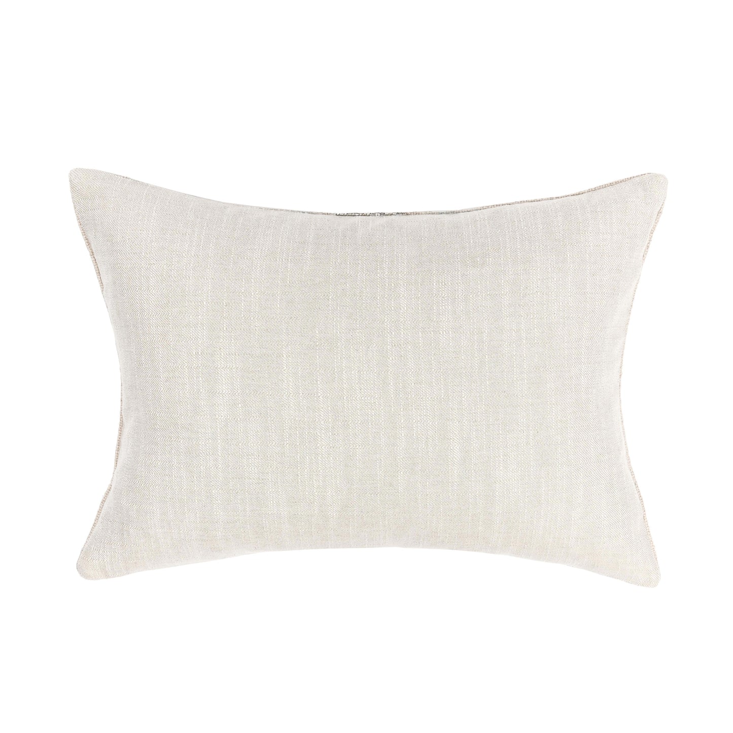 RO Lira Natural/Silver Multiple Sizes Throw Pillow - Ornate Home