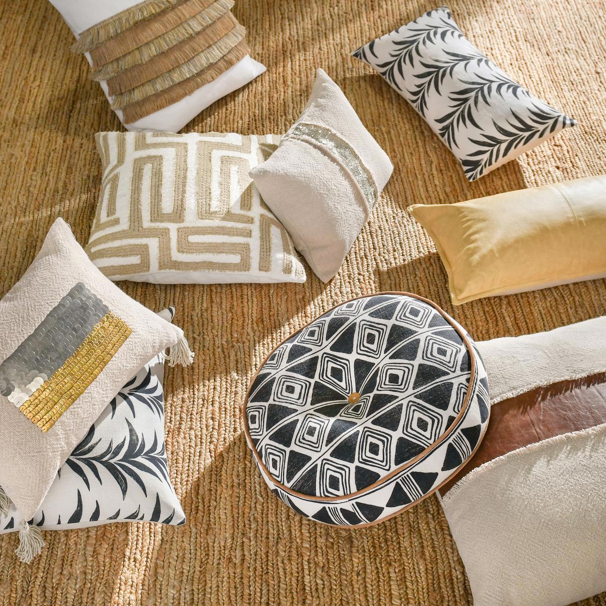 RO Nubia Black/White Multiple Sizes Cushion - Ornate Home