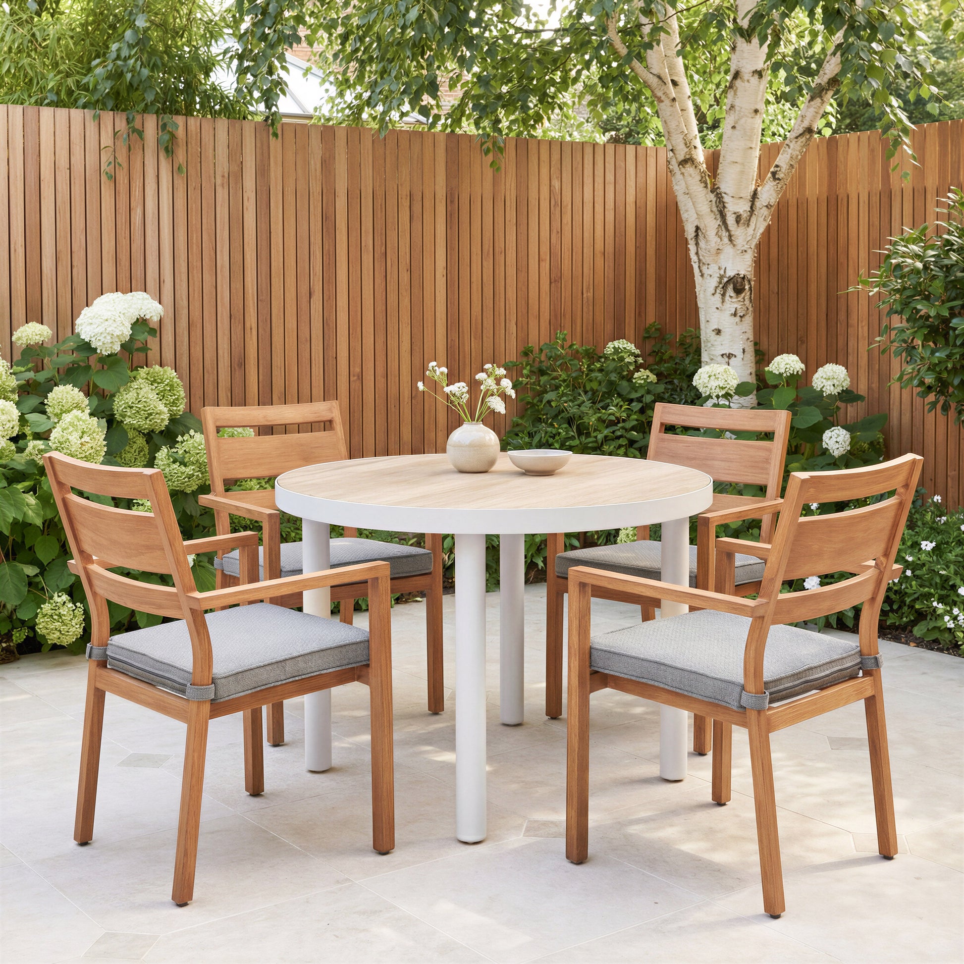 Rader Natural Outdoor Dining Chair (Set of 2) - Ornate Home