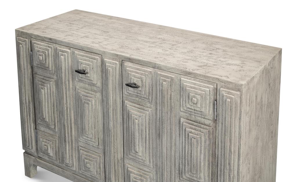 Rafina Grey Two Door Sideboard - Ornate Home