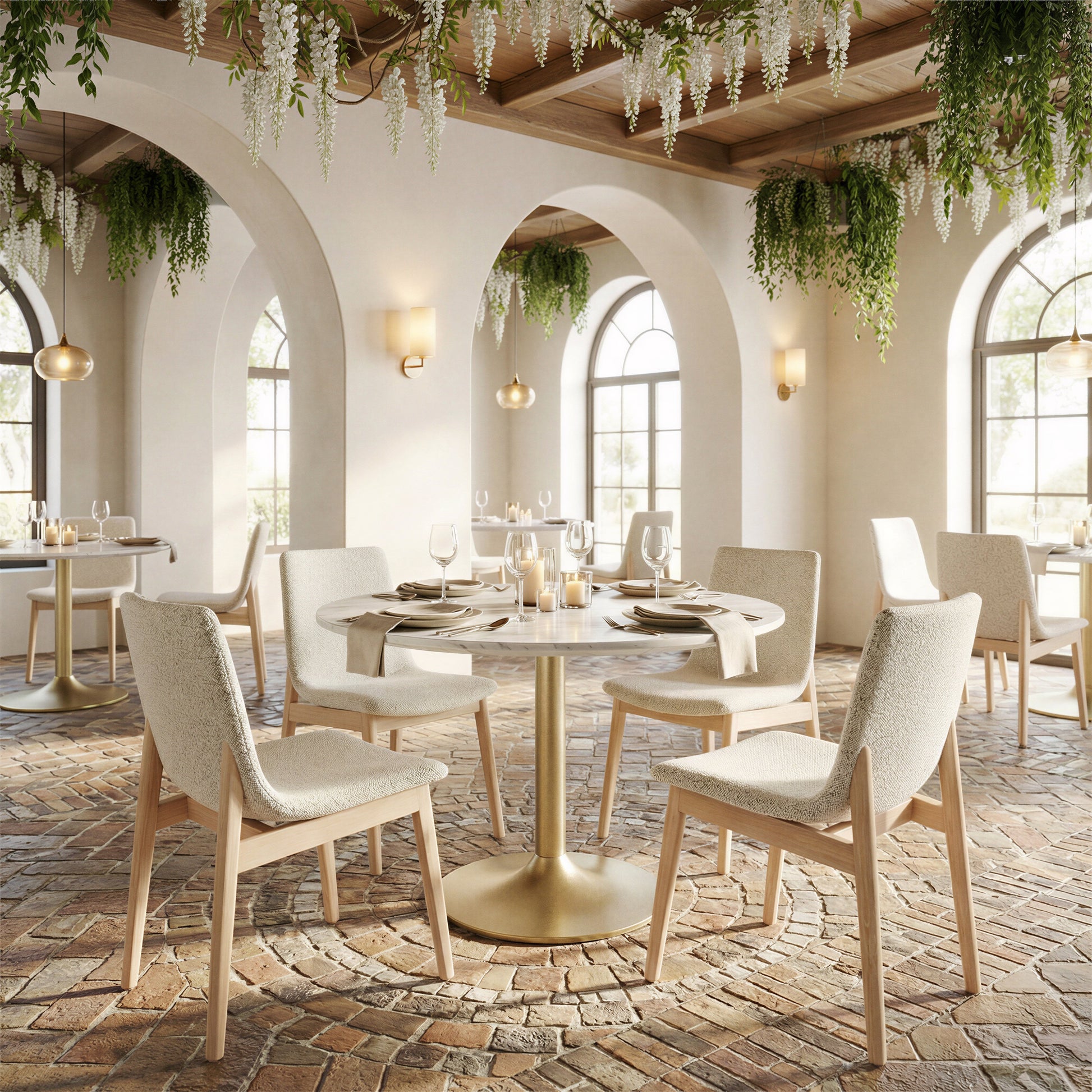 Raha Gray & Whitewashed Dining Chair (Set of 2) - Ornate Home