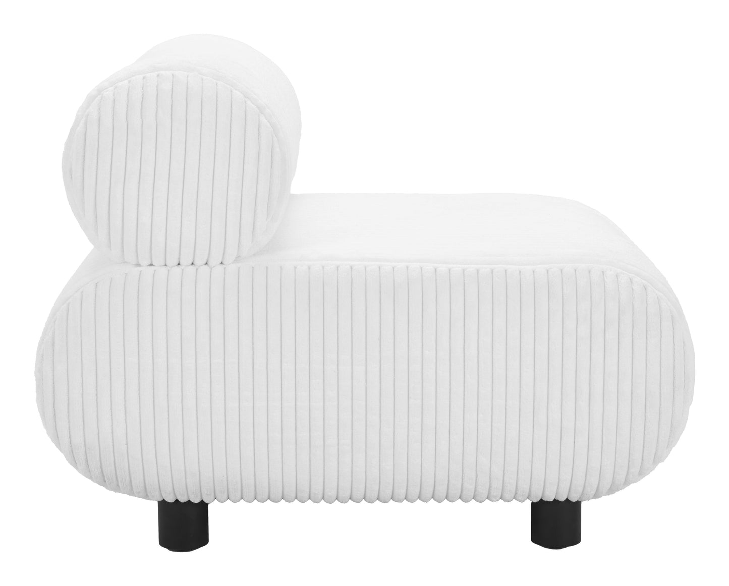 Rahat White Accent Chair - Ornate Home
